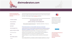 Desktop Screenshot of dietmoderators.com